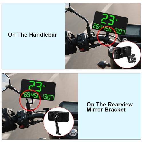 Digital Speedometer for Bike, Bicycle, E-Bike, Motorcycle, Scooter, Outdoor