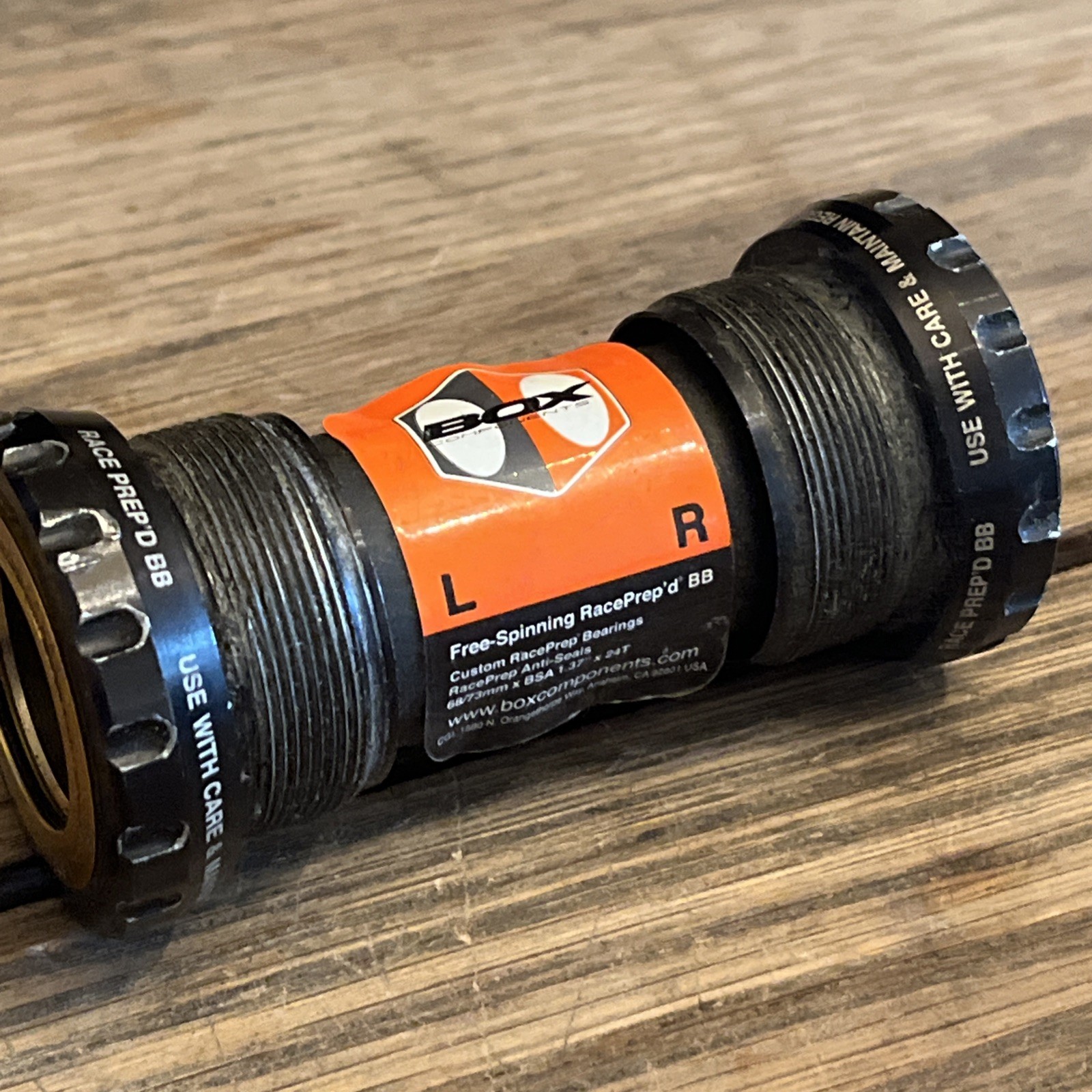 Box Components Race Prep External Bottom Bracket 24 mm +Raceface