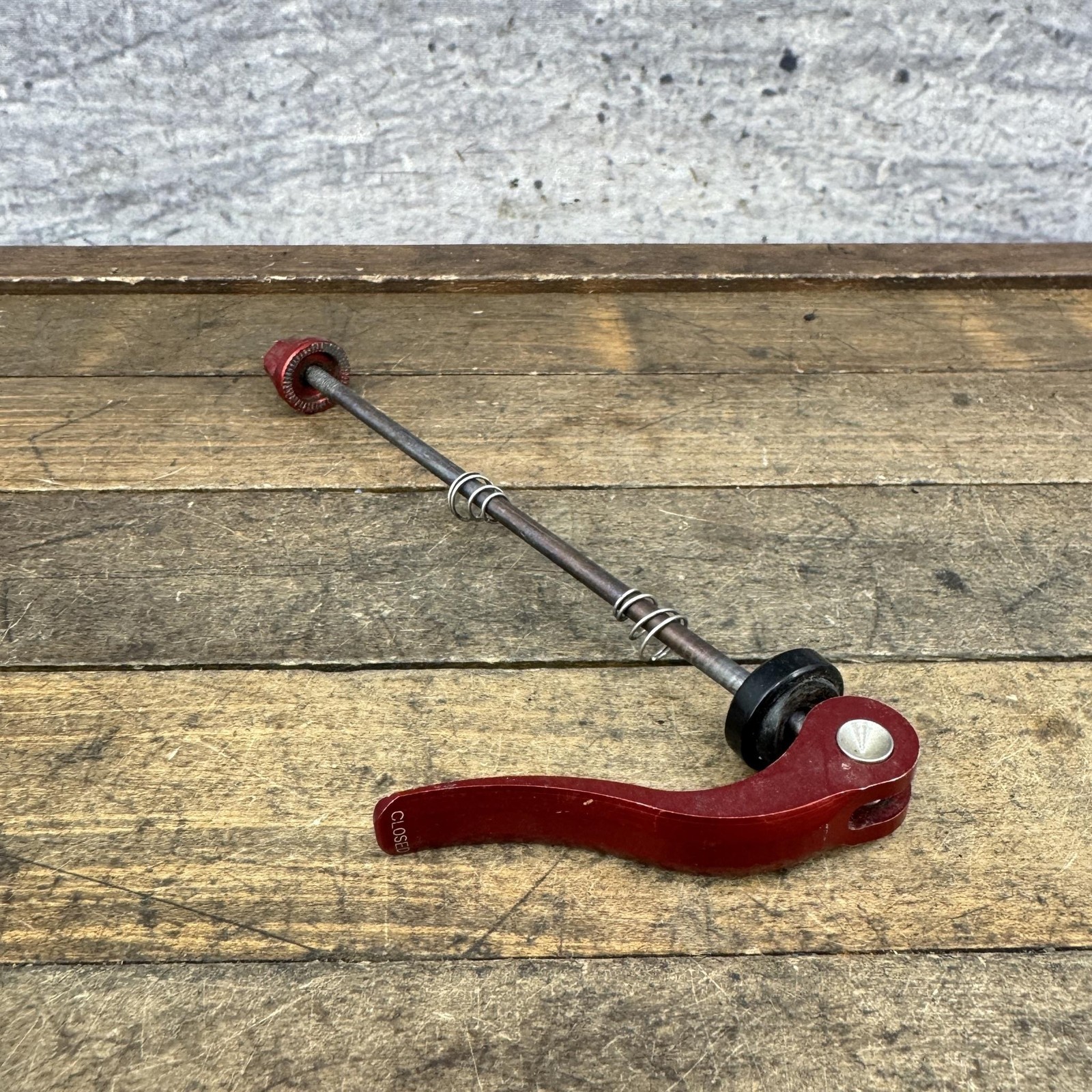 Vintage Salsa Rear Wheel Skewer Red 135 Mm MTB 90s Quick Release Bike