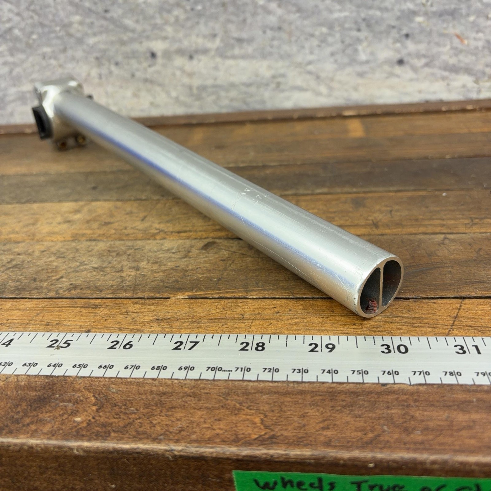 Vintage Control Tech Alloy Seatpost 27.2mm Silver USA BRaced 280g Road MTB