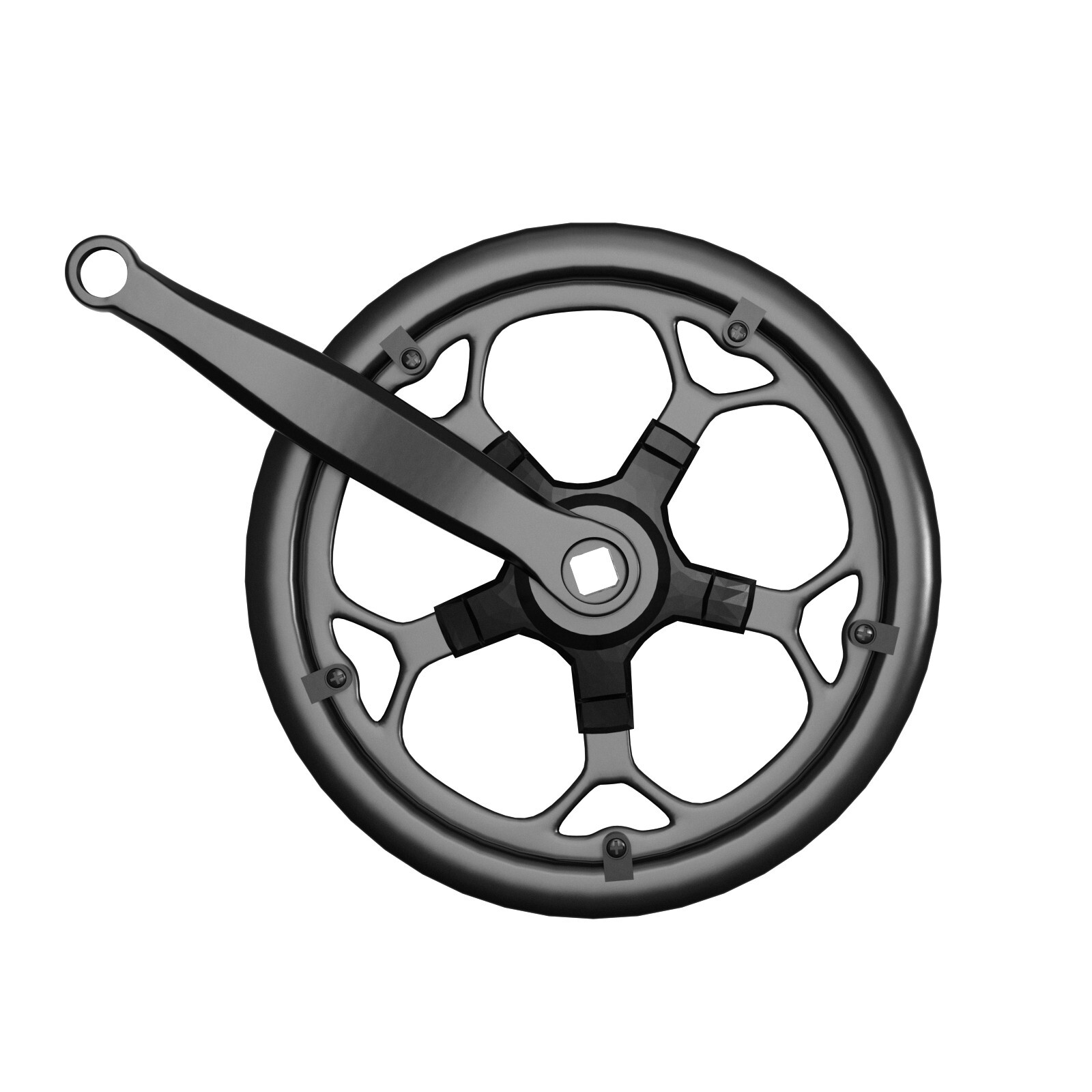 Right Chainring Crankset Bike for DJ6 Folding ebike Right Crank Arm Sprocket