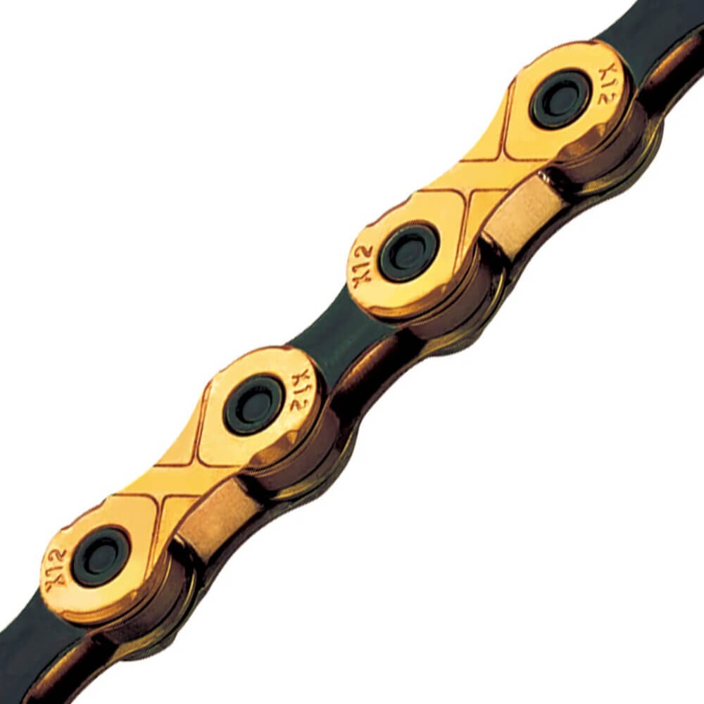 KMC X12 Ti Gold/Black 12-Speed Chain