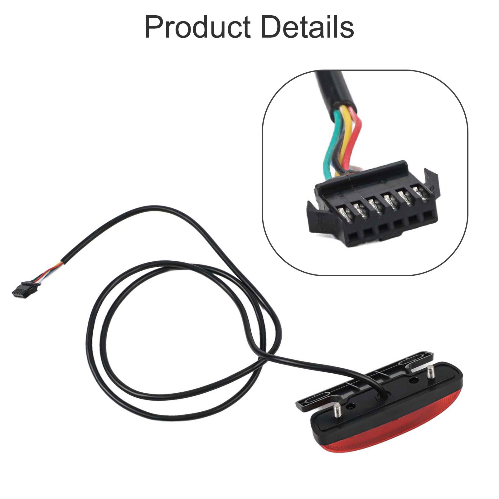 Long for service Life Electric Bicycle Tail Light Running Light 48V Rear Lamp