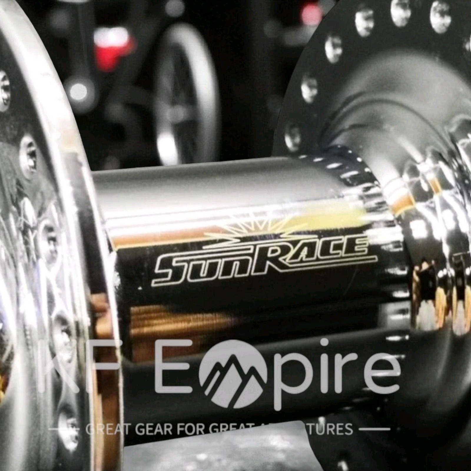 BMX NOS CHROME HUB 48 HOLES SUNRACE OLD SCHOOL CP 14MM CR-MO AXLE