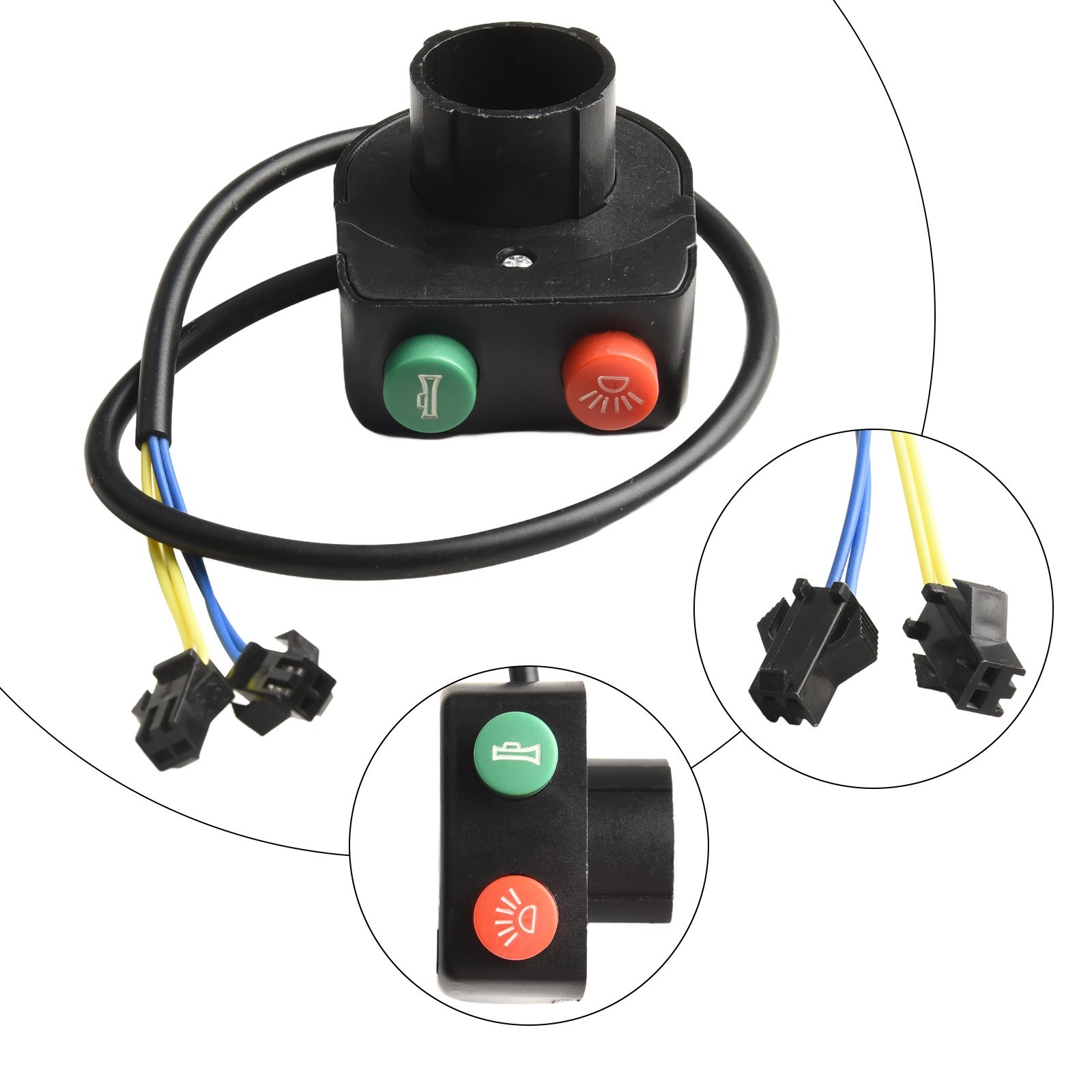 Ebike Switch 24V 36V 48V 3 In 1 ABS E-scooter For ATV Scooters Snowmobile