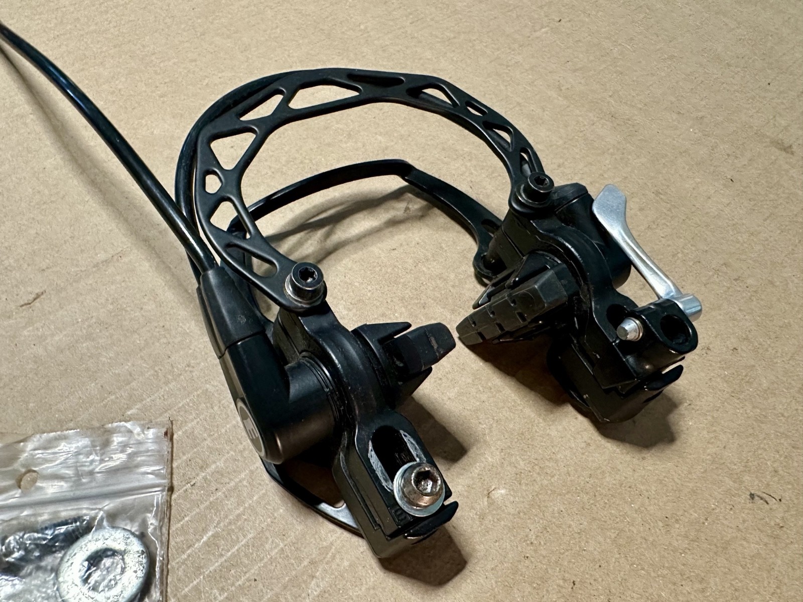 MAGURA HYDRAULIC RIM BRAKE & LEVER BOOSTER ARCH BIKE MTB XC GRAVEL RARE VINTAGE!