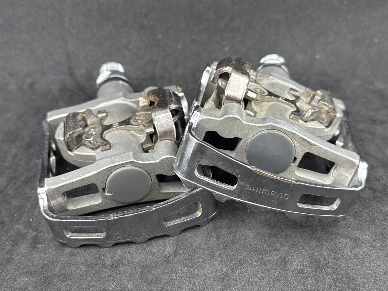 Shimano PD-M324 SPD Dual Platform Campus Pedals Silver EXCELLENT CONDITION
