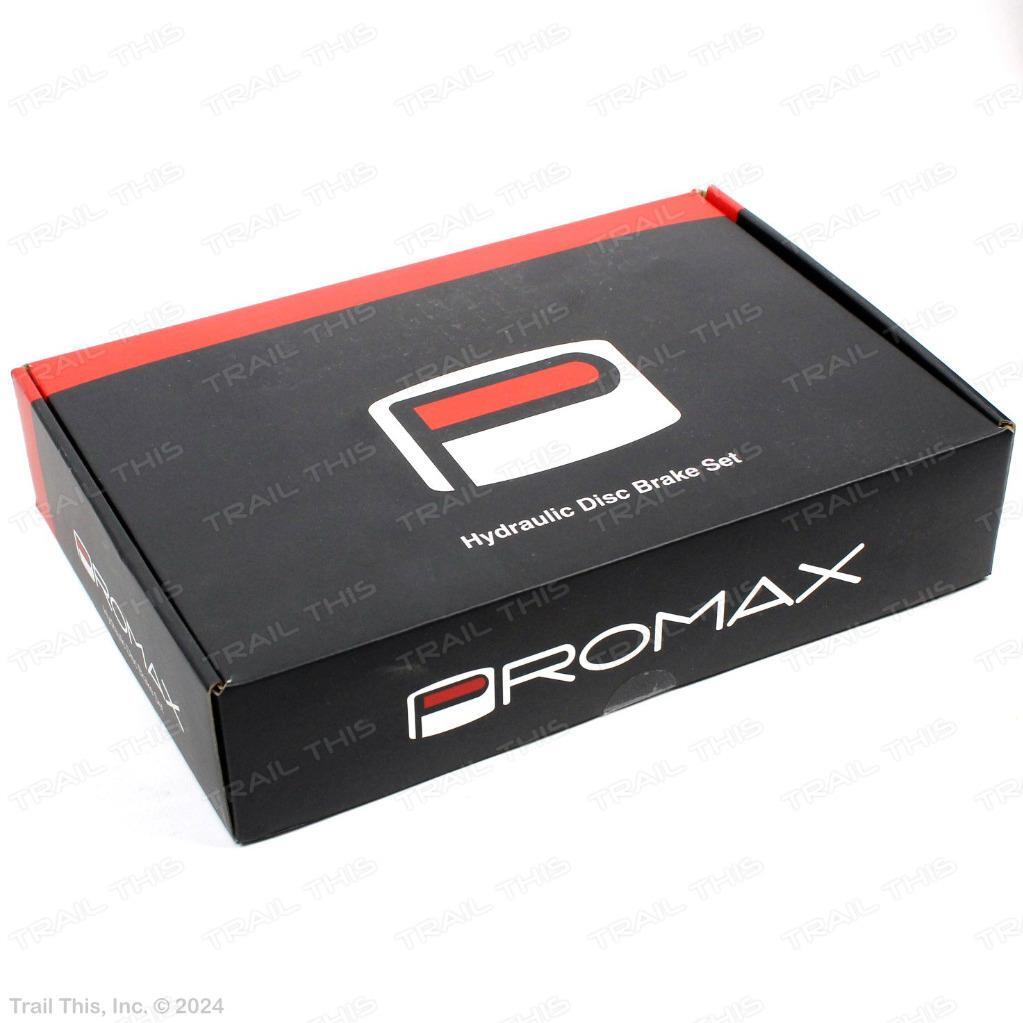 Promax Solve Hydraulic Bicycle Disc Brake and Lever Set Right/Rear Post Mount