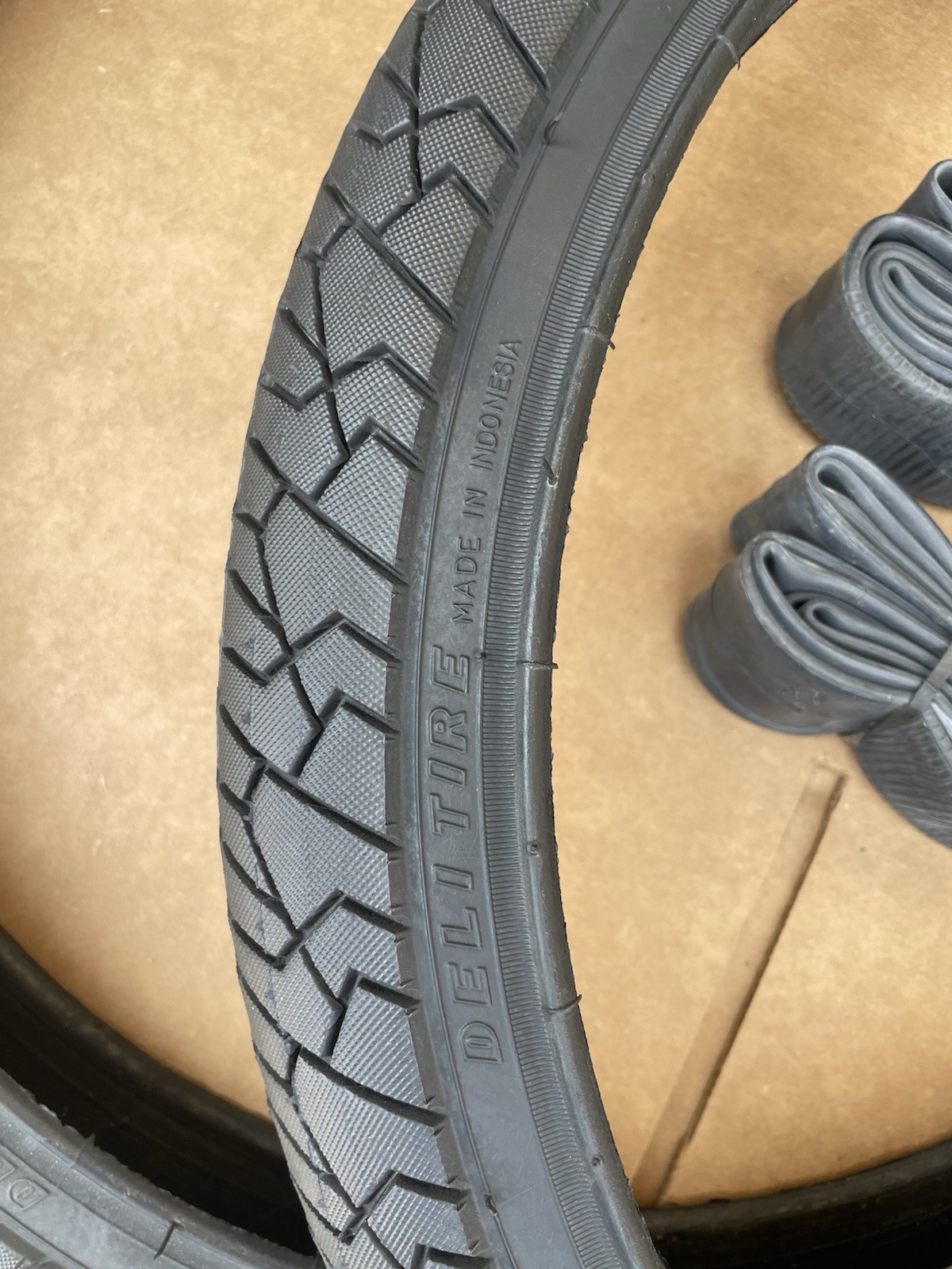 20″ Bicycle Plastic GREEN 6-spoke Mag Wheels Set Street Slick Tires GT Rims BMX