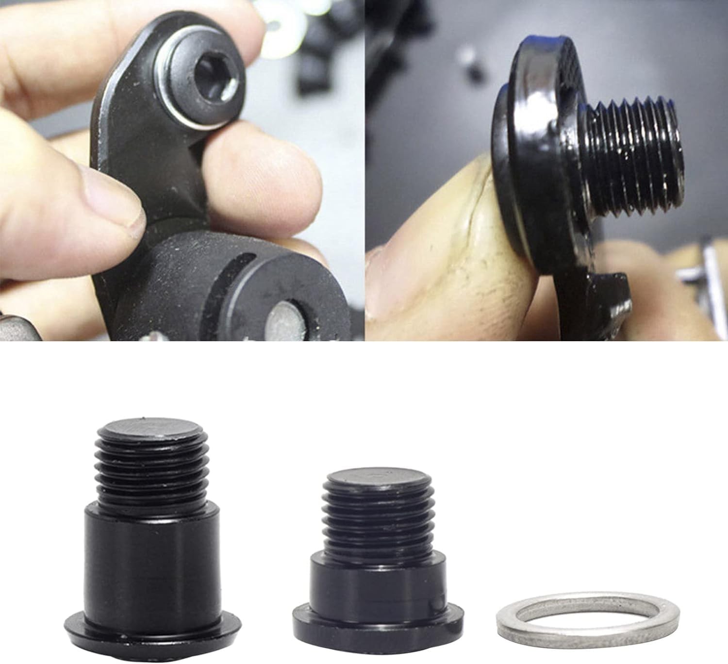 Bicycle Rear Derailleur, Screws Steel for Rear Derailleur, Fixing Bolts for Whee