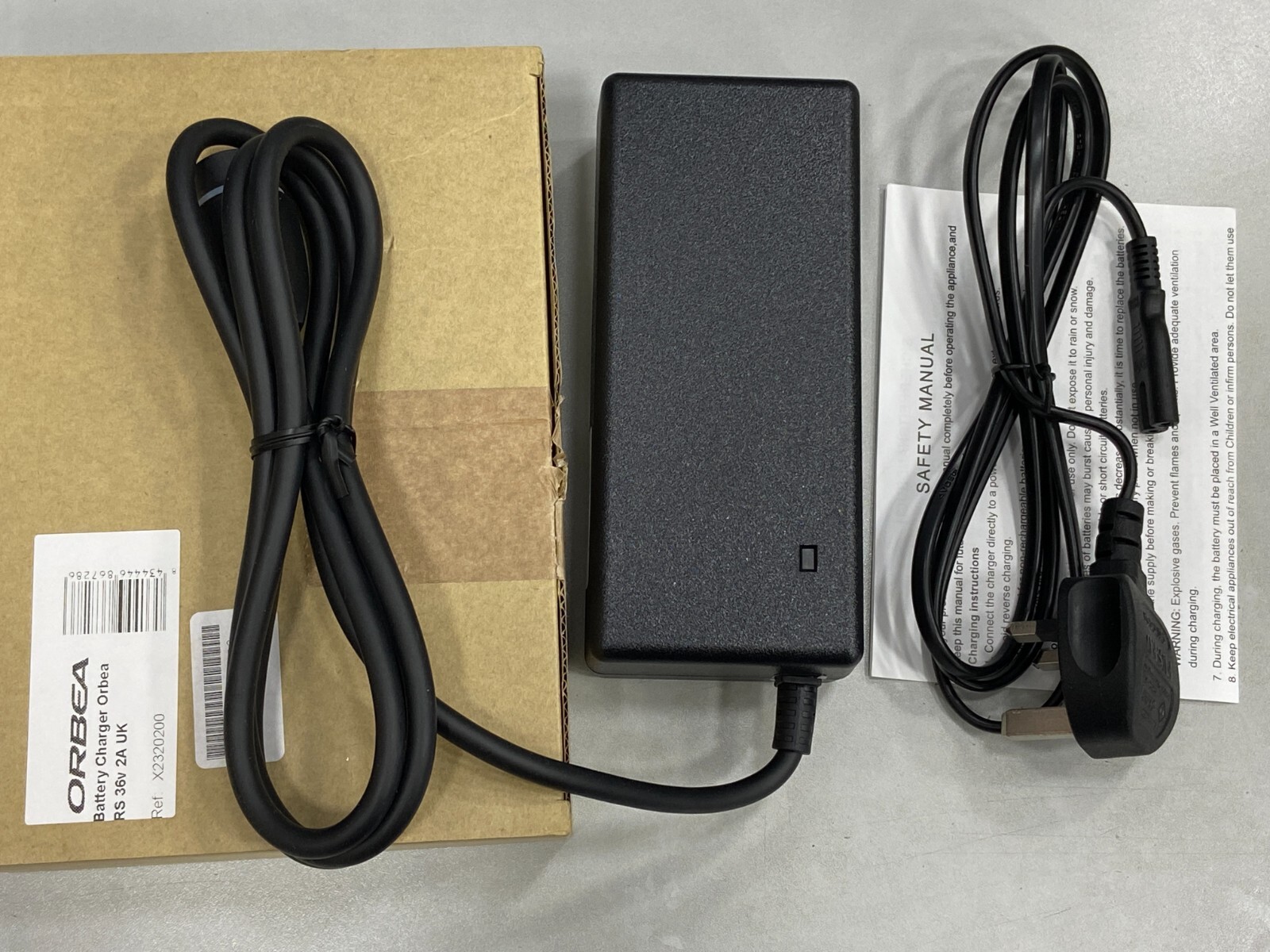 Orbea Replacement Battery Charger RS 36V 2A #X2320200