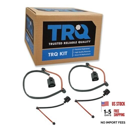 Front & Rear Brake Pad Wear Sensor Set, Brake Pad Wear Sensor Kit Compatible
