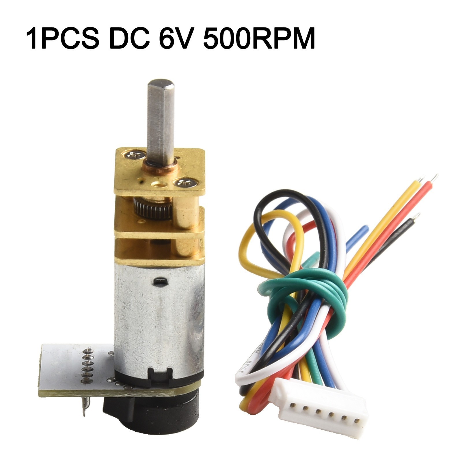 Sleek Design DC 6V Gear Motor with Encoder for Compatible with Small