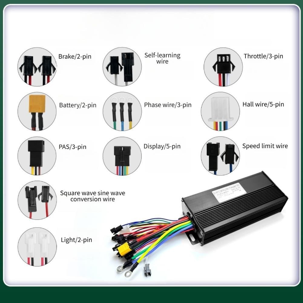 36V 48V 52V 35A Aluminum Controller for E-Bike For Brushless Motor Use