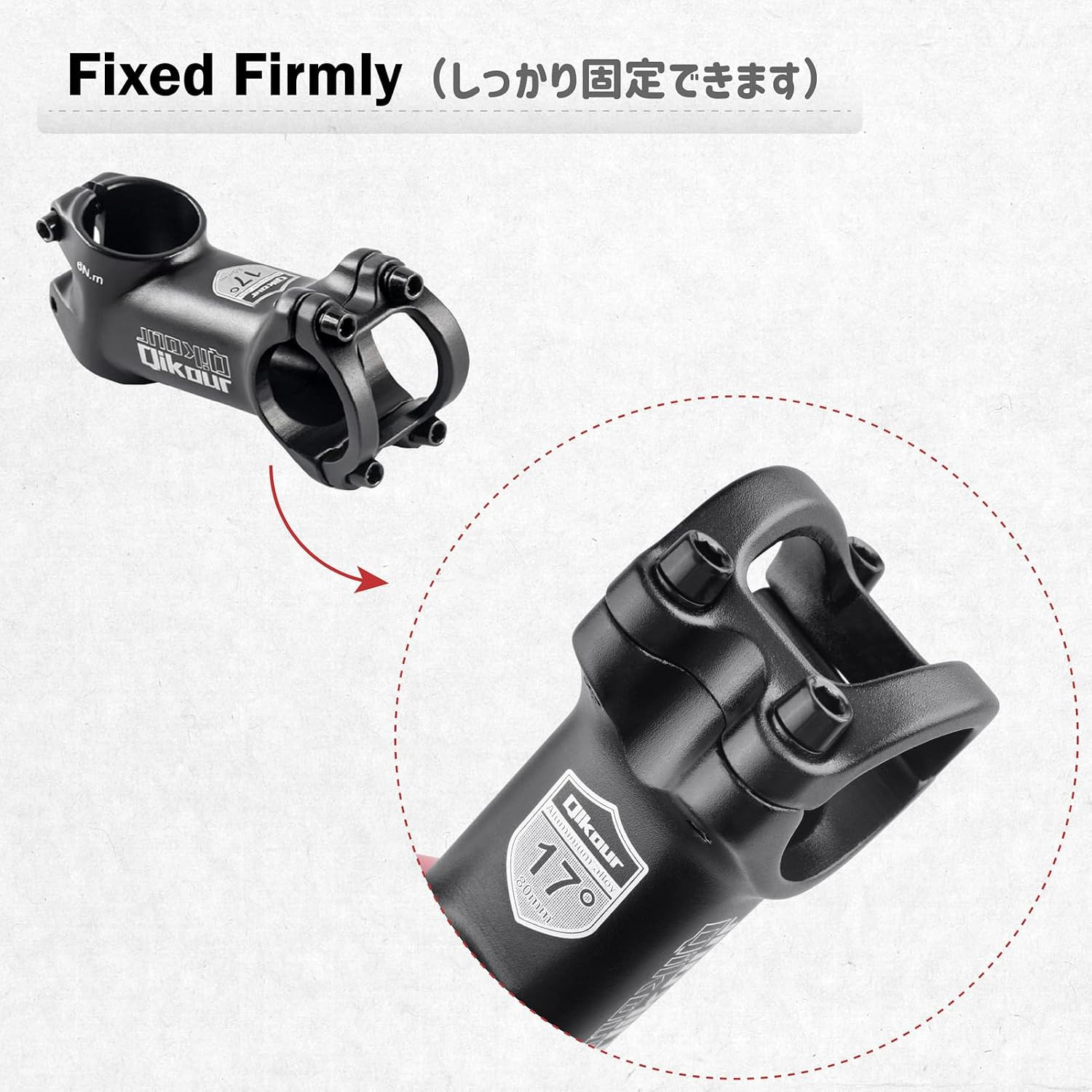 25.4Mm 31.8Mm Stem 70Mm 80Mm 90Mm 110Mm 120Mm 130Mm 17 35 45 60 Degree Adjustabl