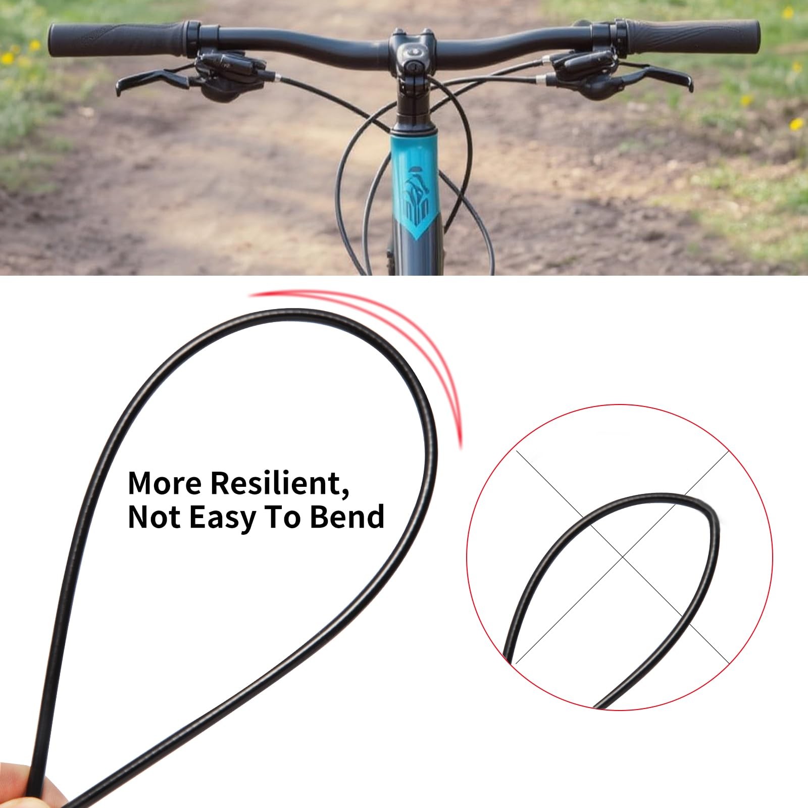 Brake Cable Housing Lined Bicycle Outer Tube Casing for Mountain Bike