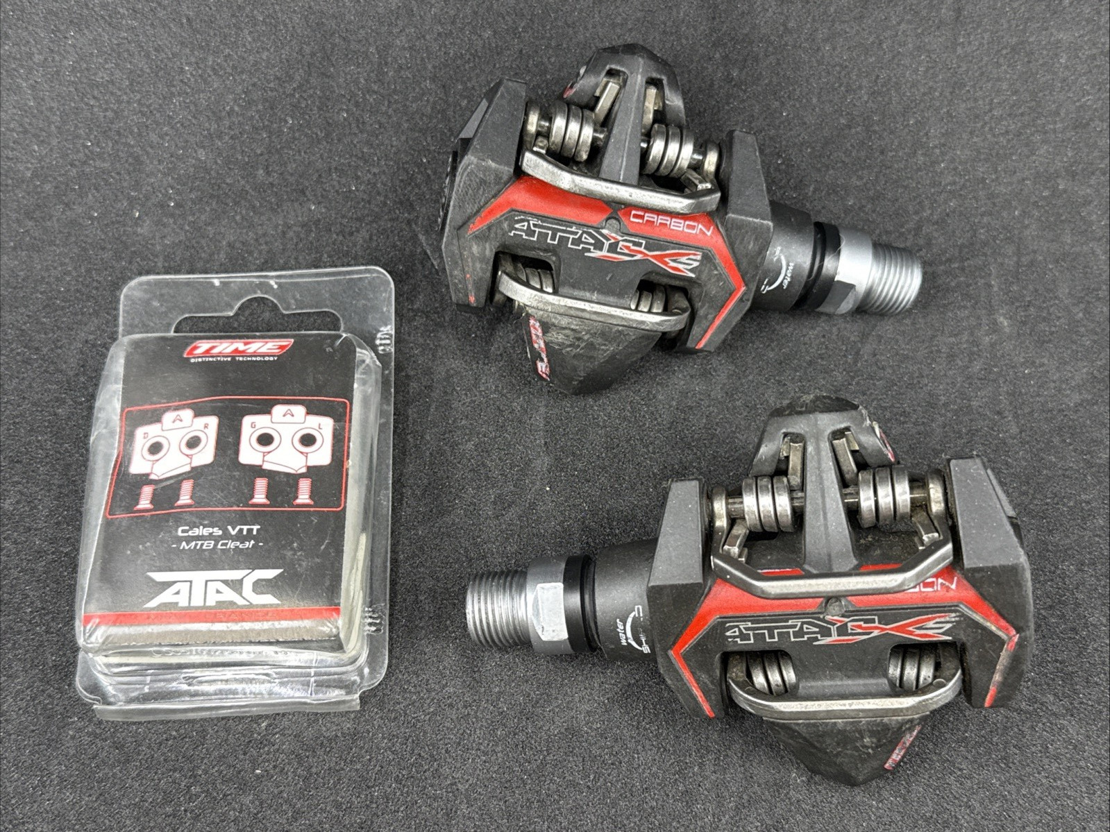Time ATAC XS CARBON Clipless Off-Road Pedals Mountain Bike Gravel New Cleats