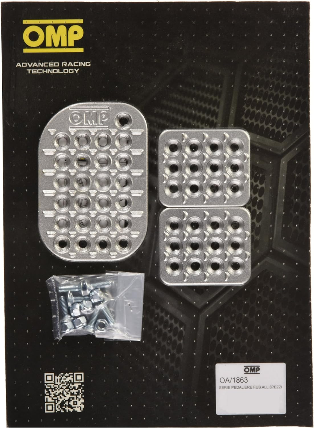 Unisex Adult – Aluminium Pedal Set (OA0-1863), Standard
