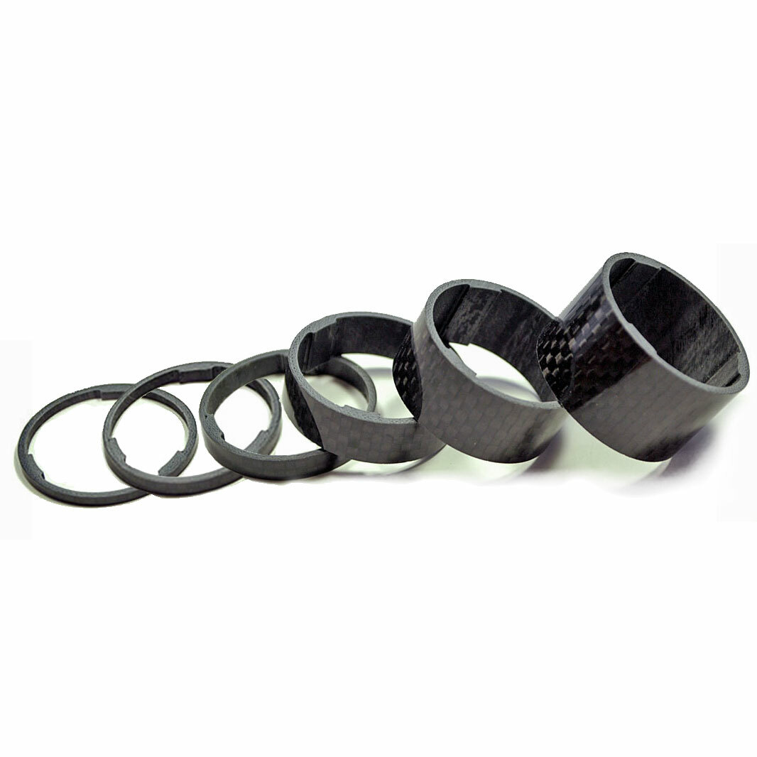 1-1/8″ OMNI Racer WORLDS LIGHTEST Carbon Headset Spacer Set 2,3,5,10,15,20 Gloss