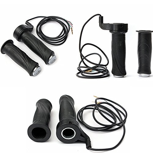 12V 24V 36V 48V Black Electric Scooter Bike Handlebar Choke Grips