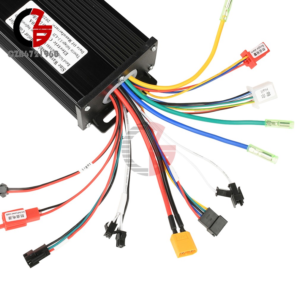 36V 48V 64V 40A 30A 20A Brushless Motor Controller E-Bike S866 LCD Display Meter