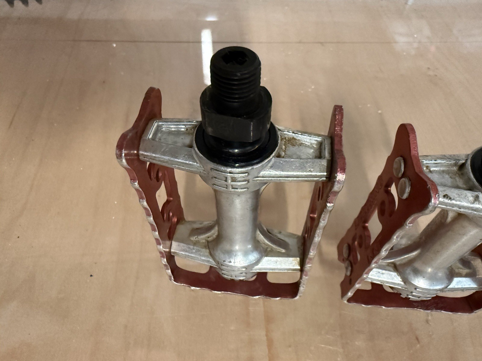 KKT Lightning Pedals Red 1980s vintage