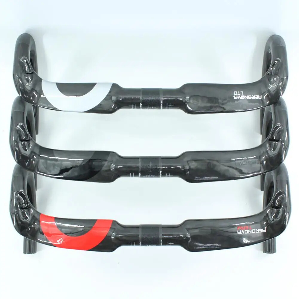 Road Bike Carbon Handlebar Bicycle Drop Bar Glossy Matt 31.8mm 400/420/440mm