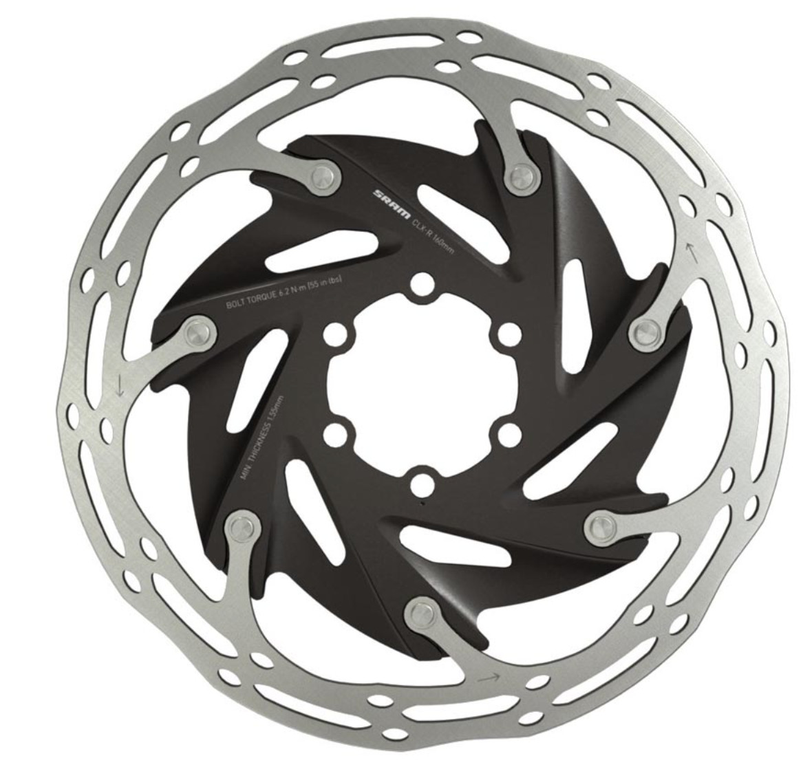 SRAM Centerline XR 2 Piece Brake Rotor 140mm Rounded
