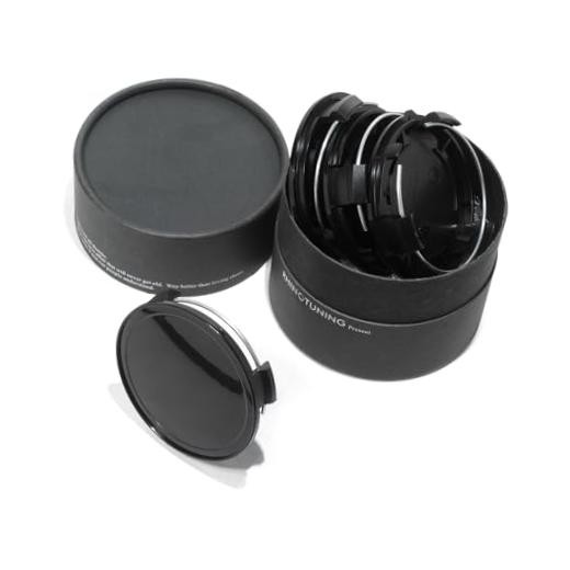 RT 4pcs 75mm/2.95in Wheel Center OD: 75mm / 2.95″, ID: 69.5mm / 2.74″ Black