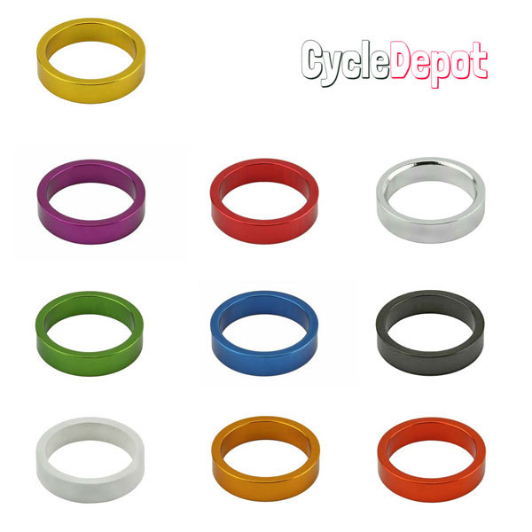 BicycIe AIIoy 1-1/8″ ( 28.6mm) ThreadIess Headset spacer 8mm CycIing AII Colors