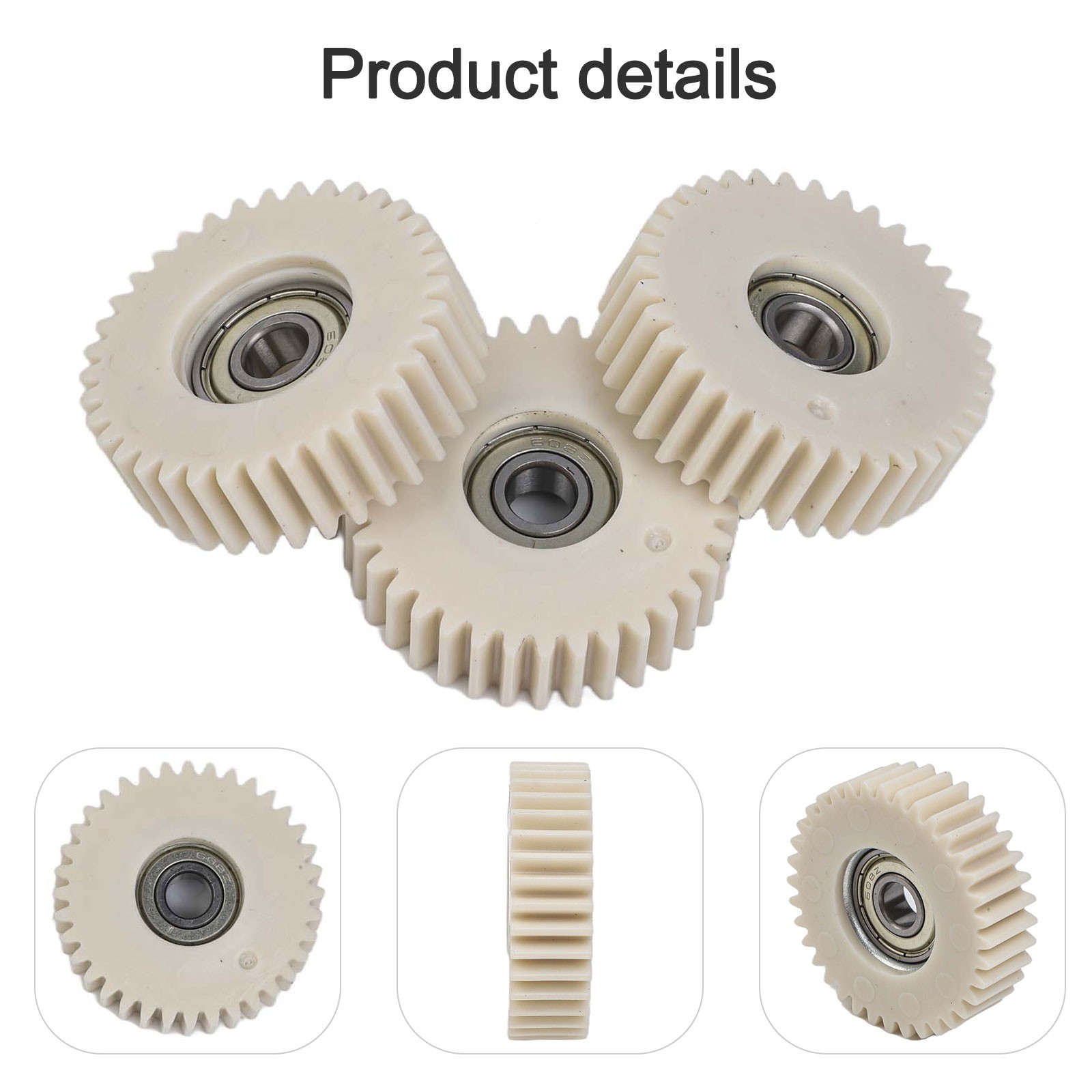 3pcs Teeth 36 47.5×13.5mm Electric Bike Motor Nylon Planetary Gears With Bearing