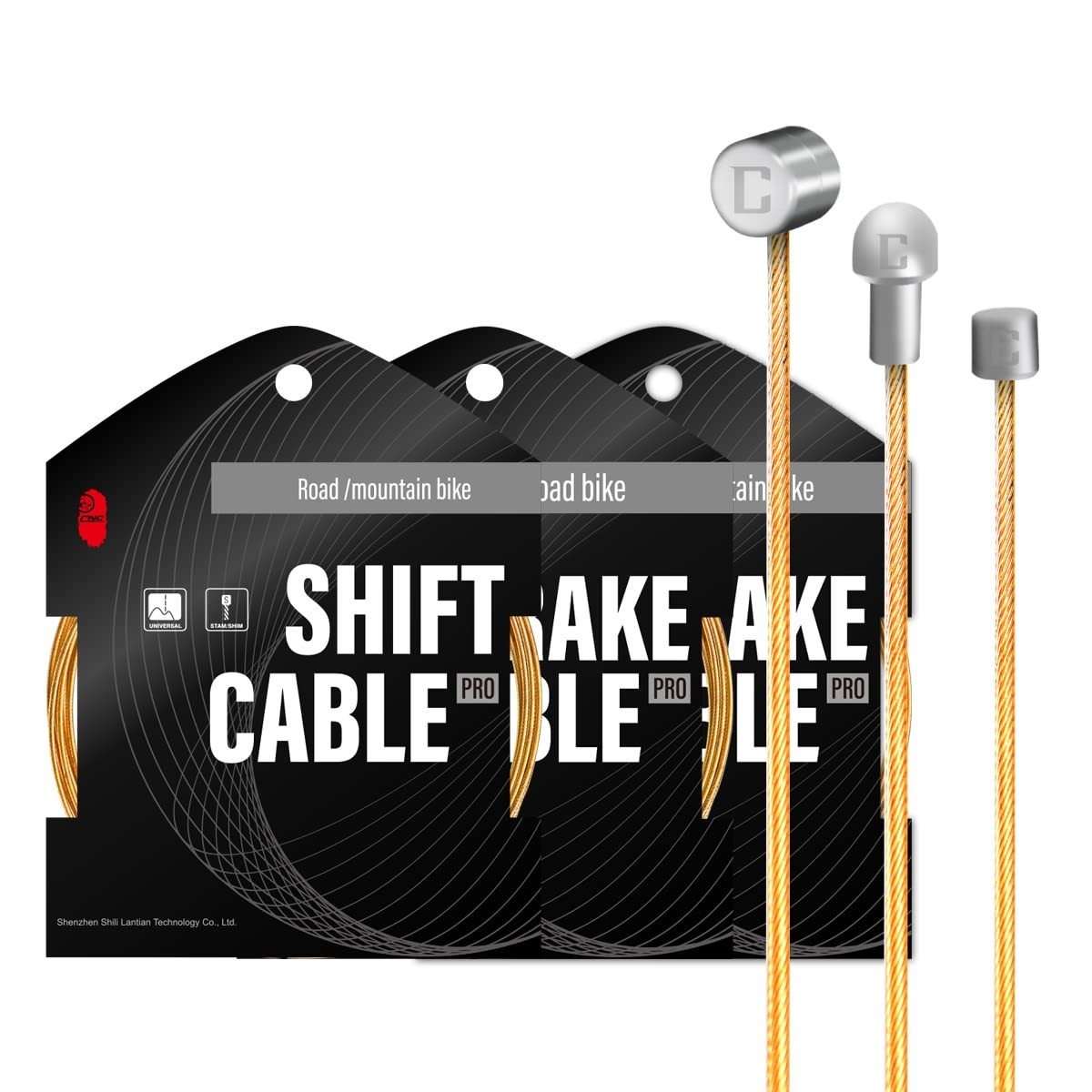 Universal Bicycle Shift Cable for Shimano SRAM – Ultra Slick Derailleur 2100mm/3