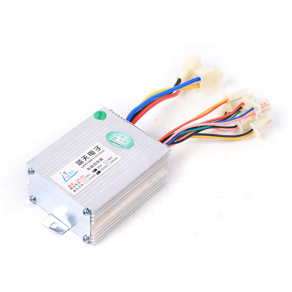 350W 36V Electric Bicycle Brush Motor Thumb W/ Freewheel E-Bike Conversion Kit