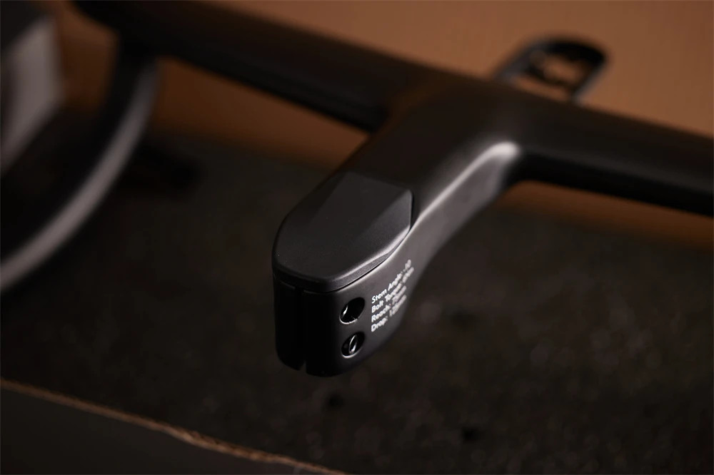 Carbon Fiber Gravel Road Bike Integrated Cockpit OD2 Handlebar -10° for 31.8mm