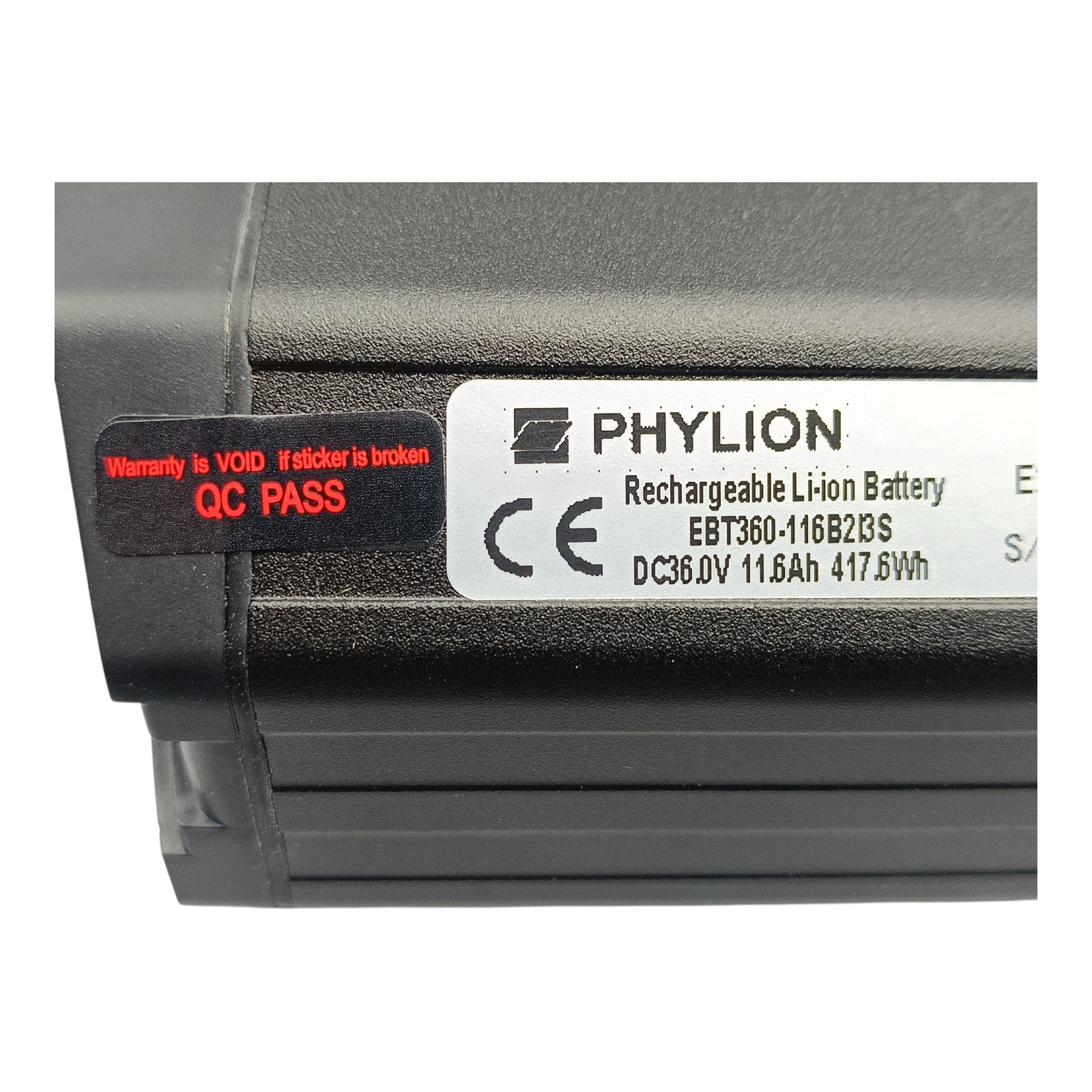 Phylion Battery BIANCHI T-Tronik BN21 417Wh C-Tronik 36V EBT360 eBike – NEW