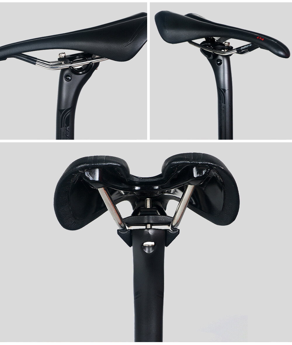 TOSEEK Carbon Fiber Seatpost Offset Mountain Road Bike Seatpost 27.2/30.8/31.6mm