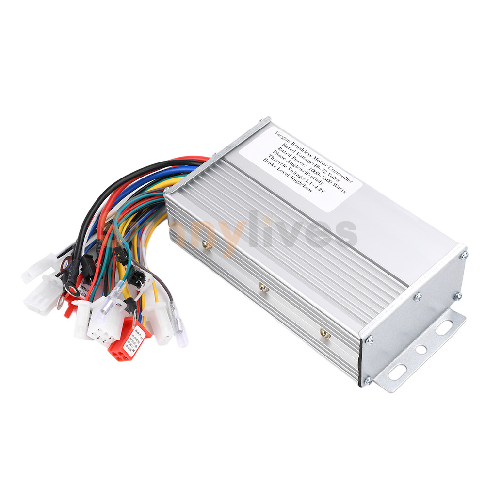 Brushless Controller 36V48V60V64V72V 350W 500W-1500W 5000W for Electric Bicycle