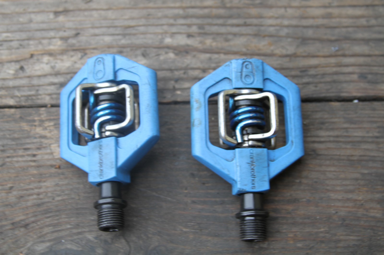 Crankbrothers Candy Clipless Pedals USED good BLUE no cleats