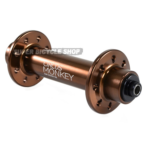 Circus Monkey HRW Road Hubs,24 Hole ,1 Pair, Brown