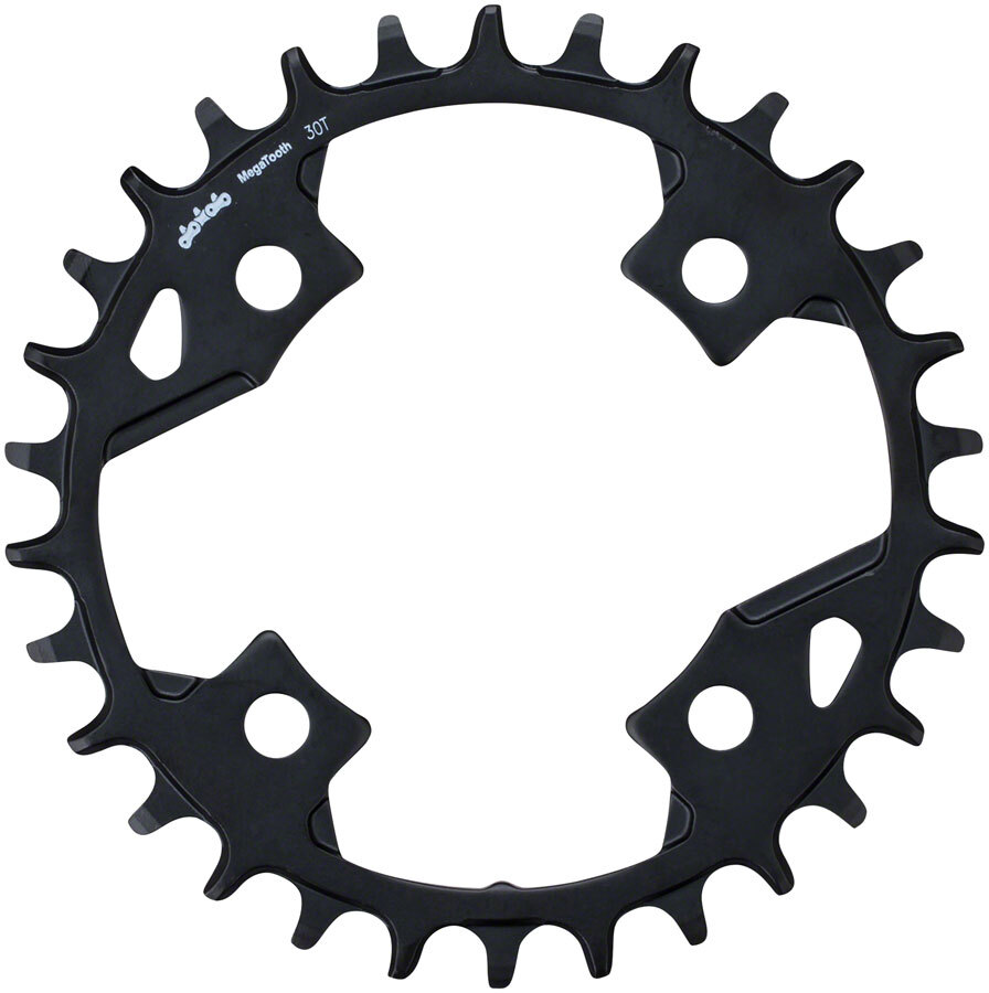 Full Speed Ahead Gamma Pro Mega Tooth Chainring 30t 82 BCD 1 x 11 Blk Aluminum