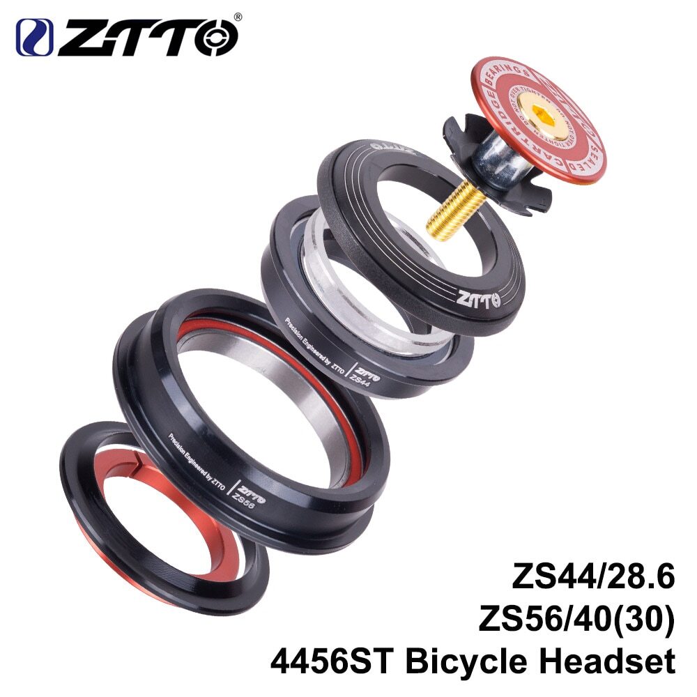 Bicycle MTB Road Bike Headset 44mm 56mm Tapered Straight Tube Fork Universal