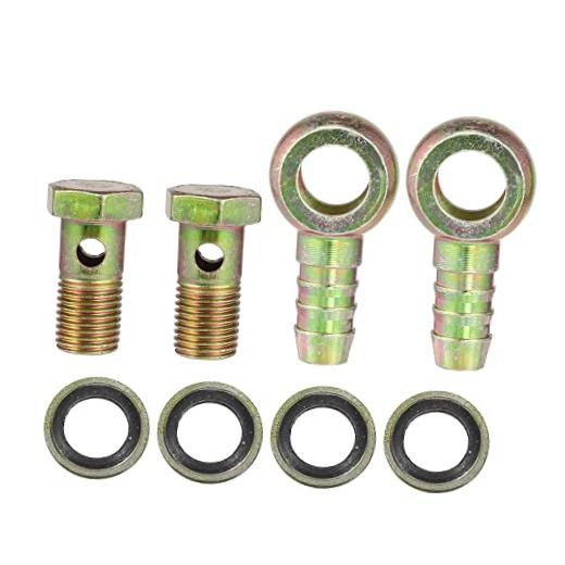 Banjo Bolt M14x1.5 14mm Banjo Hose Barb Bolt Fittings Brake Line Fitting