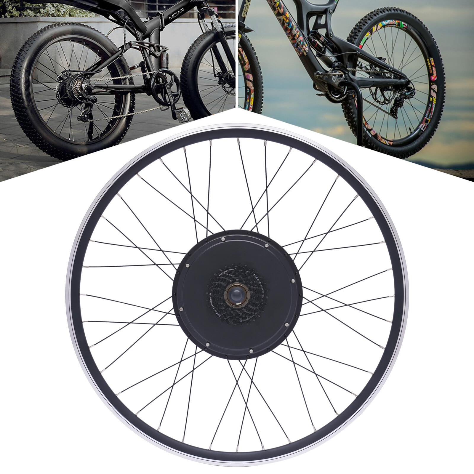 For 28-29 Inch Electric Bike E-bike Lcd Kit 1000w 48v 700c Rear Wheel Conversion