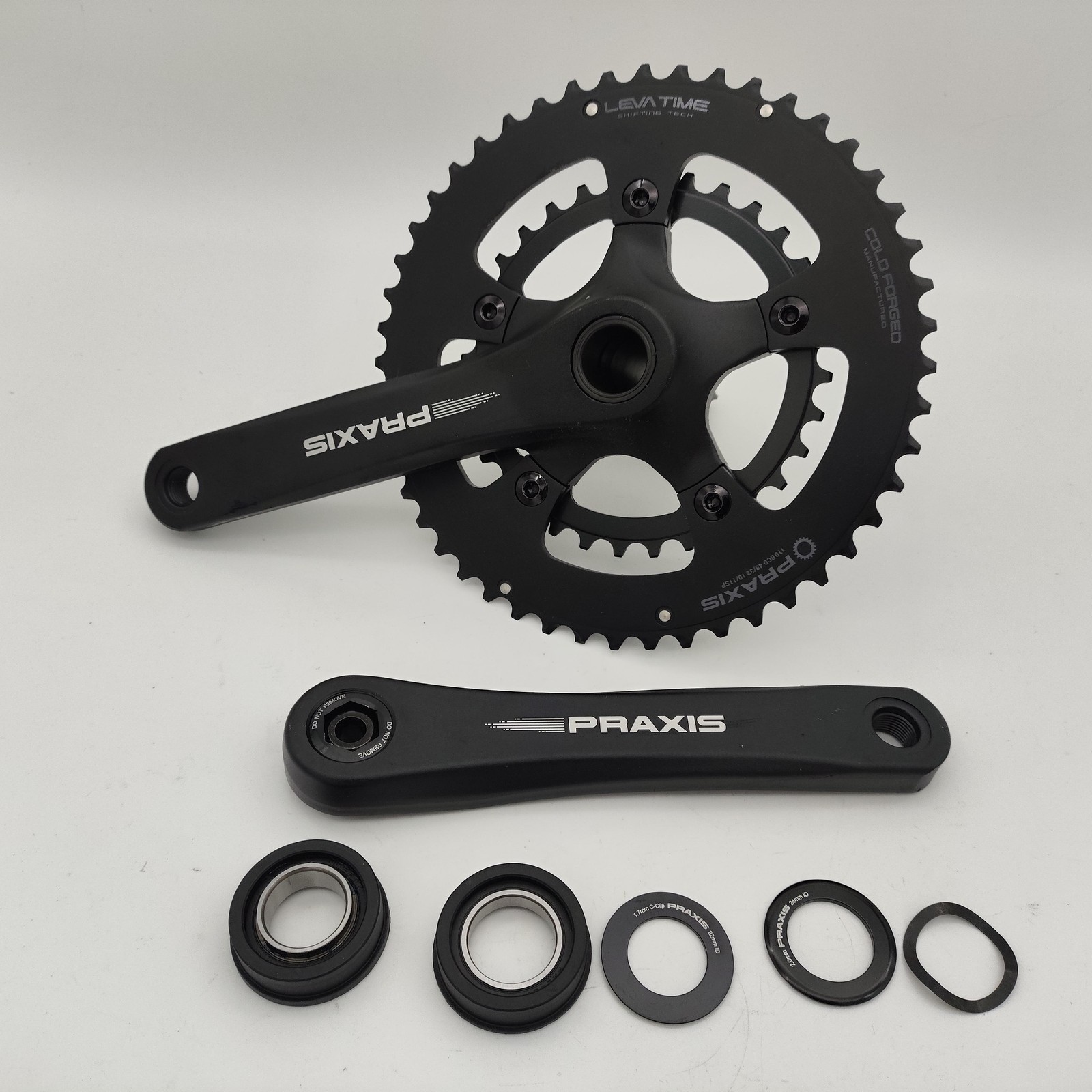 Praxis Alba 48/32T 170mm M24 Alloy Road Gravel Bike Crankset Include BB