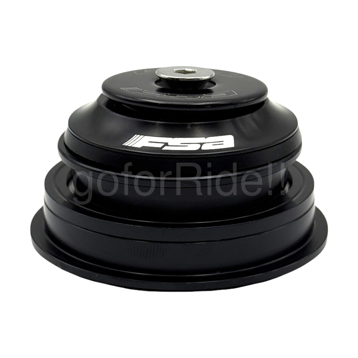 FSA No.57-1 Headset 1-1/8″ Tapered 50mm/62mm OD,Cover 5.3mm,36/45° Angle Black