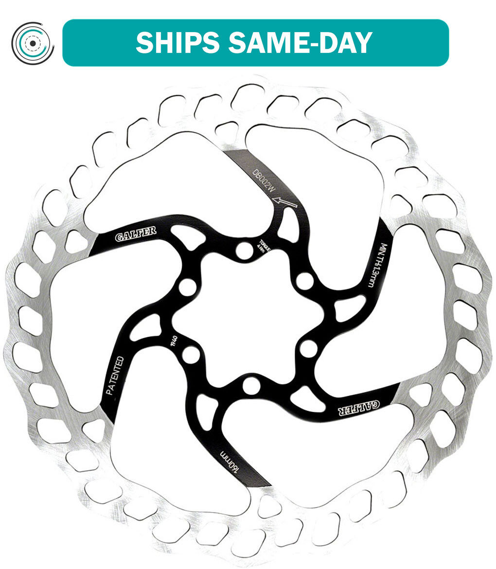 Galfer MTB Disc Brake Rotor – 160mm, 6-Bolt, 1.8mm