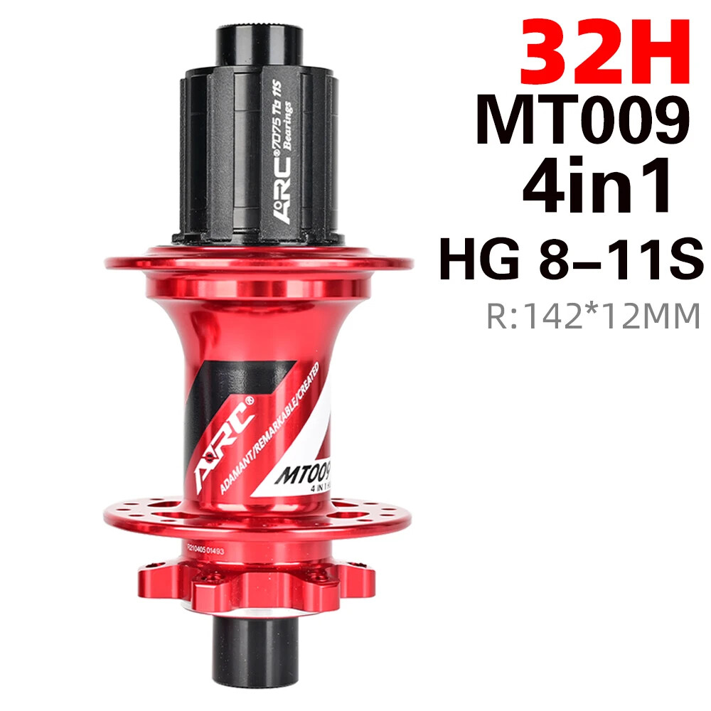Front Rear 6 Pawls 114T Noise Hub Mountain Bike NBK Sealed Bearing Hub HG XD MS