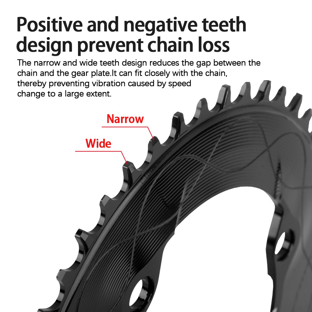 110BCD Chainring Narrow Wide 7075 For Shimano R7000 R8000 R9100 Road Bike Crank