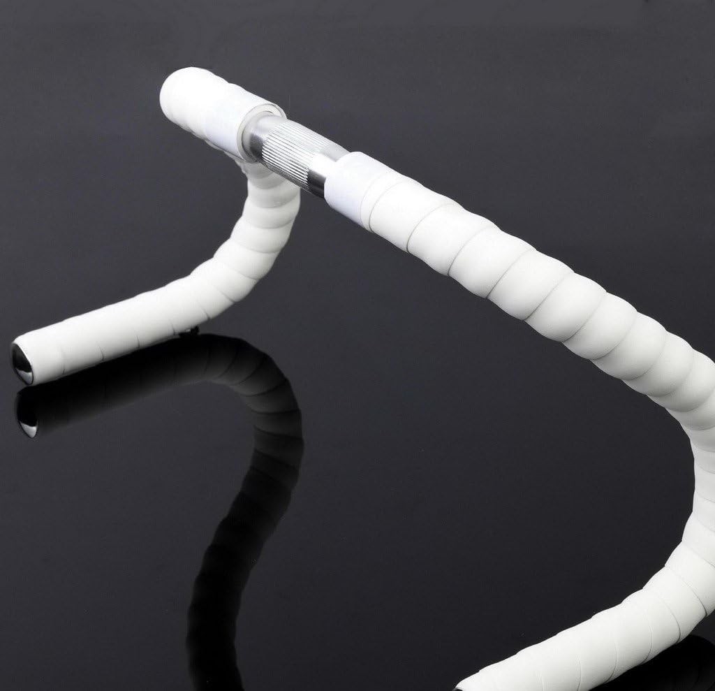 2 Pcs EVA Road Bike Handlebar Tape Bicycle Bar Wraps with Plastic Bar Plugs