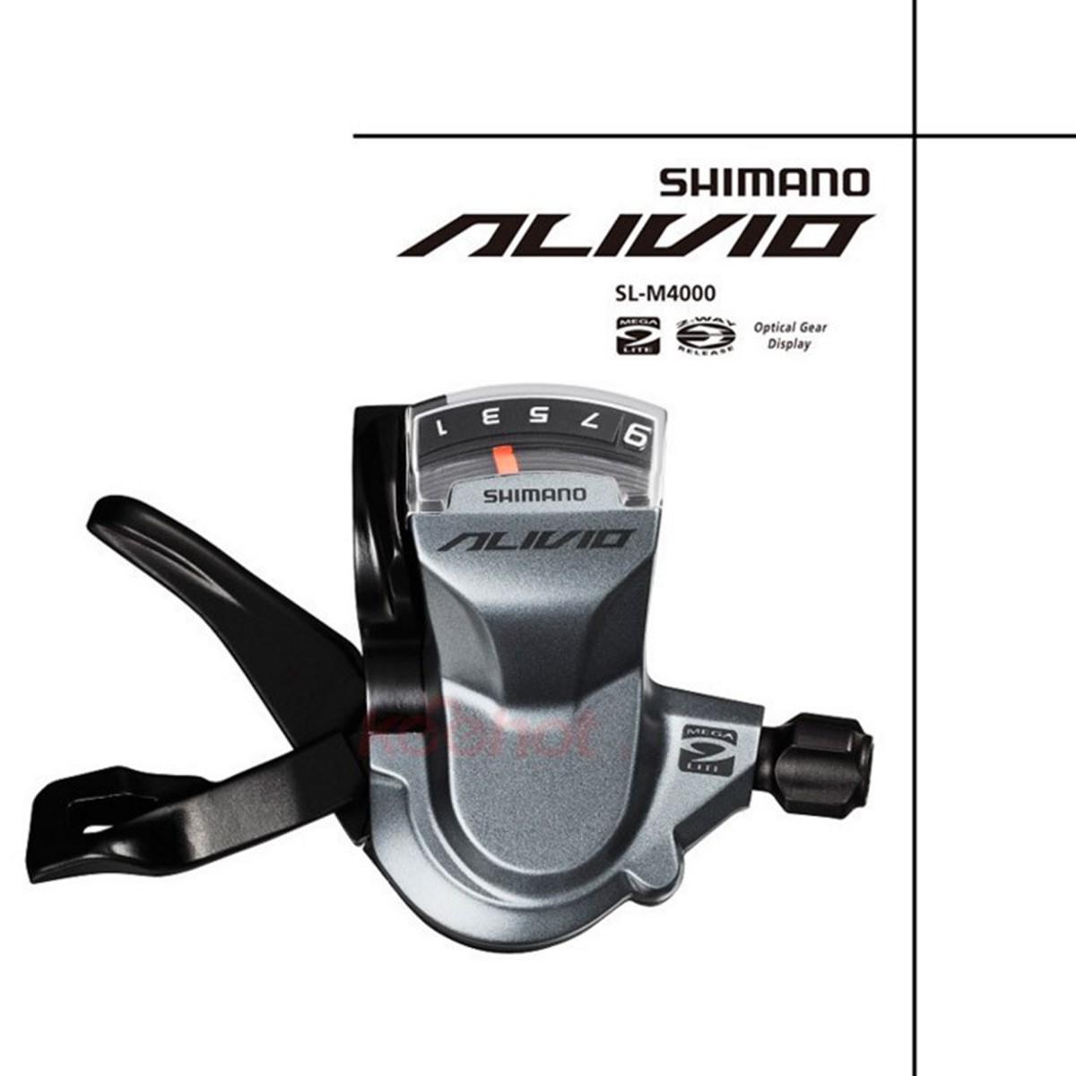 Shimano Alivio M4000 Shifter Lever Set SL-M4000 Rapidfire MTB Trigger 3×9 Speed